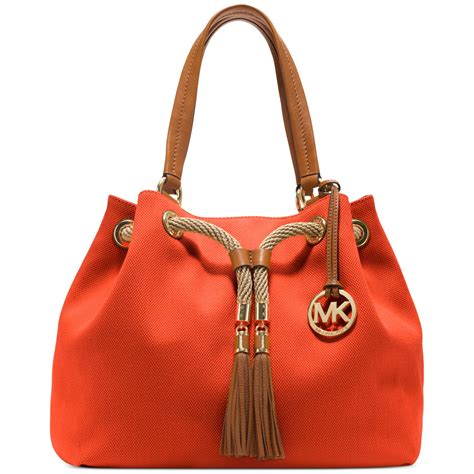 michael kors oyster purse|Michael Kors orange handbag.